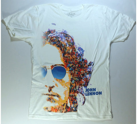 Lennon, John - Face Collage White Shirt