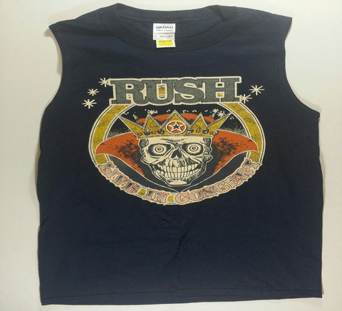 Rush - A Farewell To Kings Live In Concert Sleeveless Blue Shirt