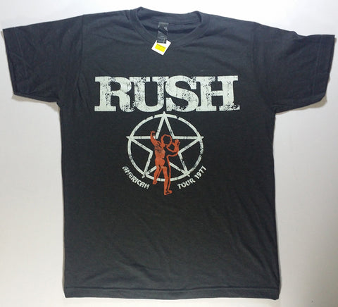 Rush - American Tour '77 Grey Shirt