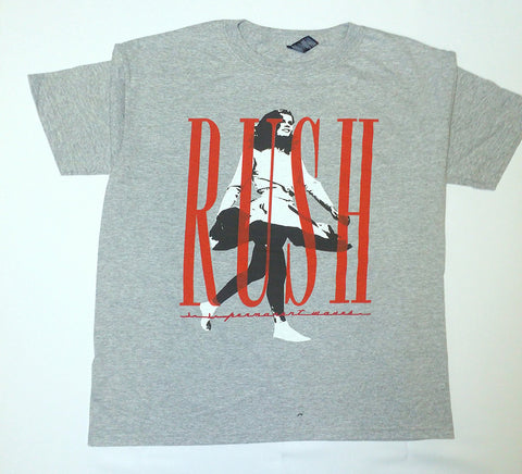 Rush - Permanent Waves Woman Walking Grey Shirt