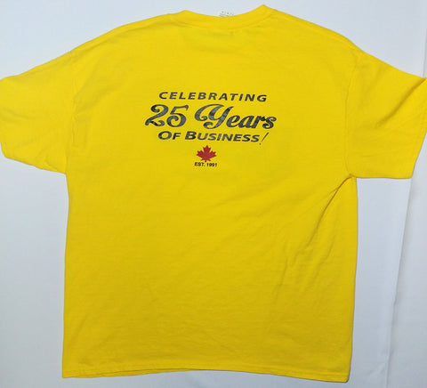 Vintage Vinyl - Yellow 25th Anniversary Logo Shirt