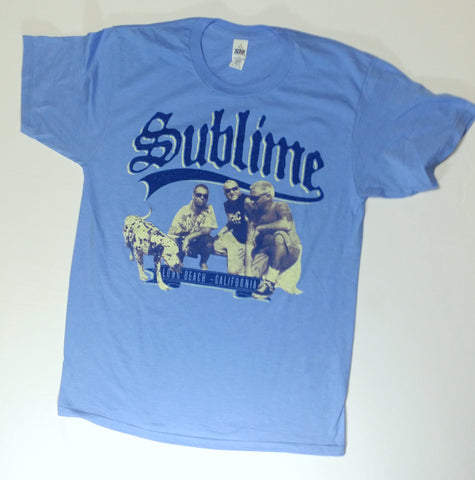 Sublime - Long Beach California Blue Shirt