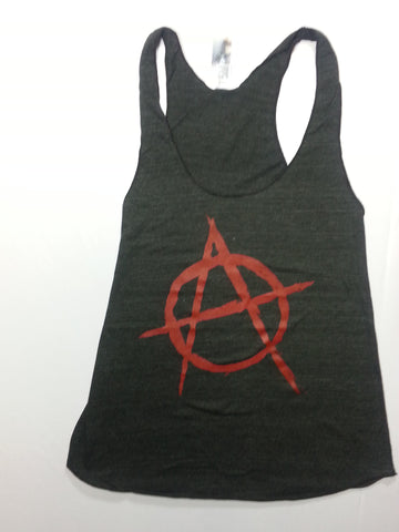 Anarchy - Novelty Tank Top Girlie Shirt