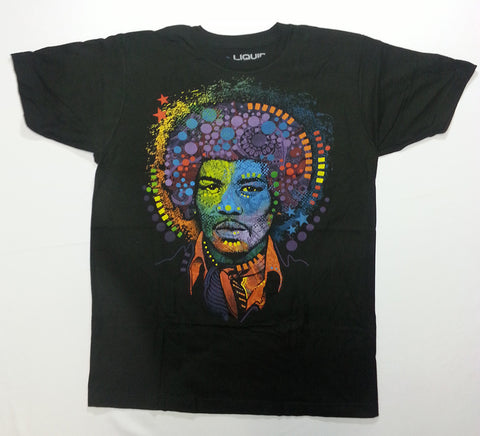 Hendrix, Jimi - Trippy Fro Liquid Blue Shirt