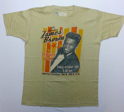 Brown, James - The Fabulous James Brown Liquid Blue Shirt