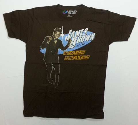 Brown, James - Live At The Apollo Theater Liquid Blue Shirt