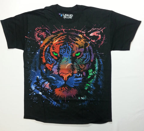 Animals - Cosmic Tiger Liquid Blue Shirt