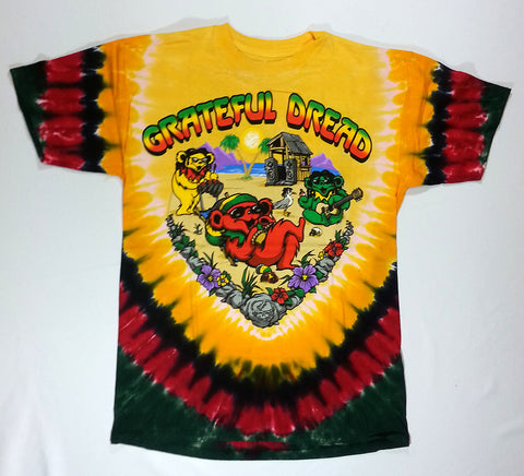 Grateful Dead - Positive Vibes Grateful Dread Liquid Blue Shirt