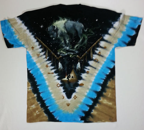 Animals - Buffalo Skull V Liquid Blue Shirt