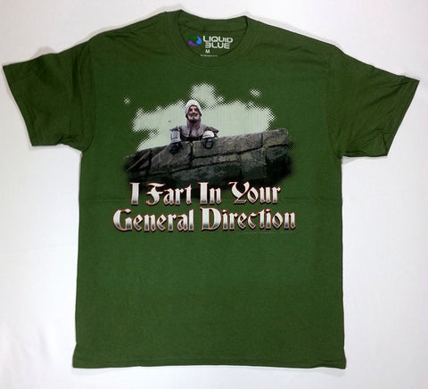 Monty Python – I Fart In Your General Direction Liquid Blue Shirt