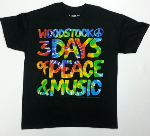 Woodstock - Three Days Of Peace And Music Liquid Blue Shirt
