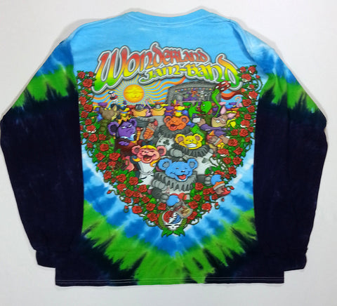 Grateful Dead - Wonderland Jam Band Long Sleeve Liquid Blue Shirt