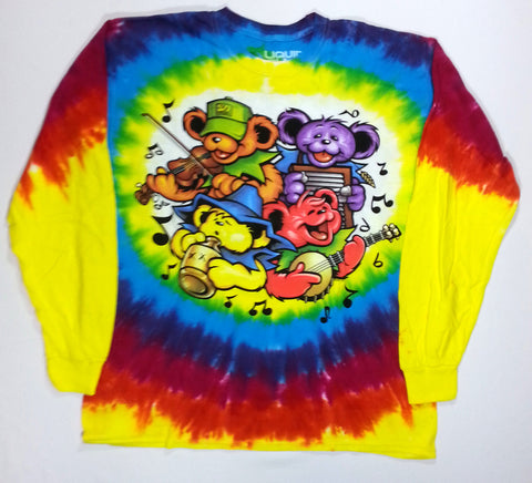 Grateful Dead - Big River Jamboree Long Sleeve Liquid Blue Shirt