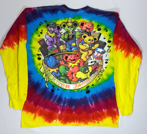 Grateful Dead - Big River Jamboree Long Sleeve Liquid Blue Shirt