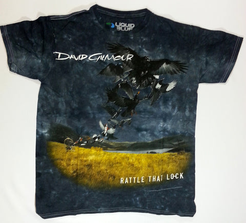 Pink Floyd - David Gilmour Rattle That Lock Tour ‘16 Liquid Blue Shirt