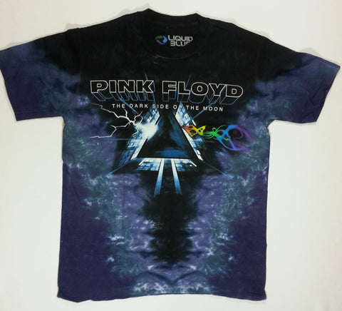 Pink Floyd - Dark Side Lightning Into Colour Waves V Liquid Blue Shirt