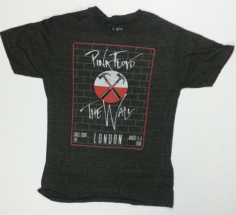 Pink Floyd - The Wall Live In London Grey Liquid Blue Shirt