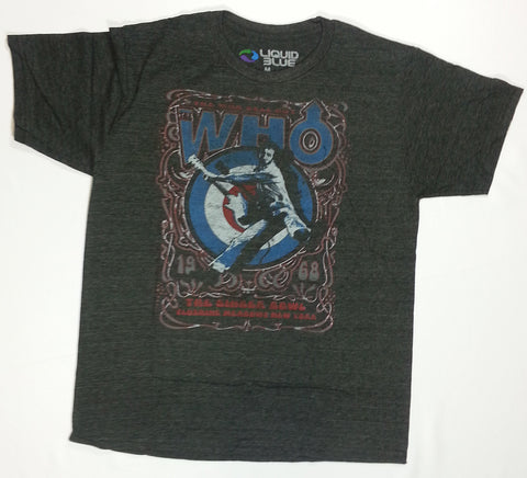 Who, The - Singer Bowl N.Y. '68 Liquid Blue Shirt