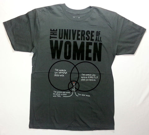 Big Bang Theory, The - Universe of All Women Grey Shirt