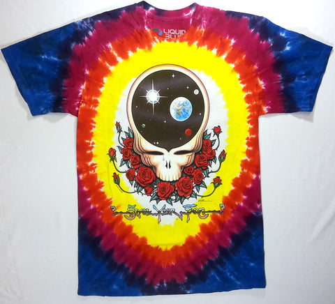 Grateful Dead - Space Your Face Liquid Blue Shirt