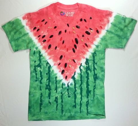 Fruit - Watermelon Novelty Liquid Blue Shirt