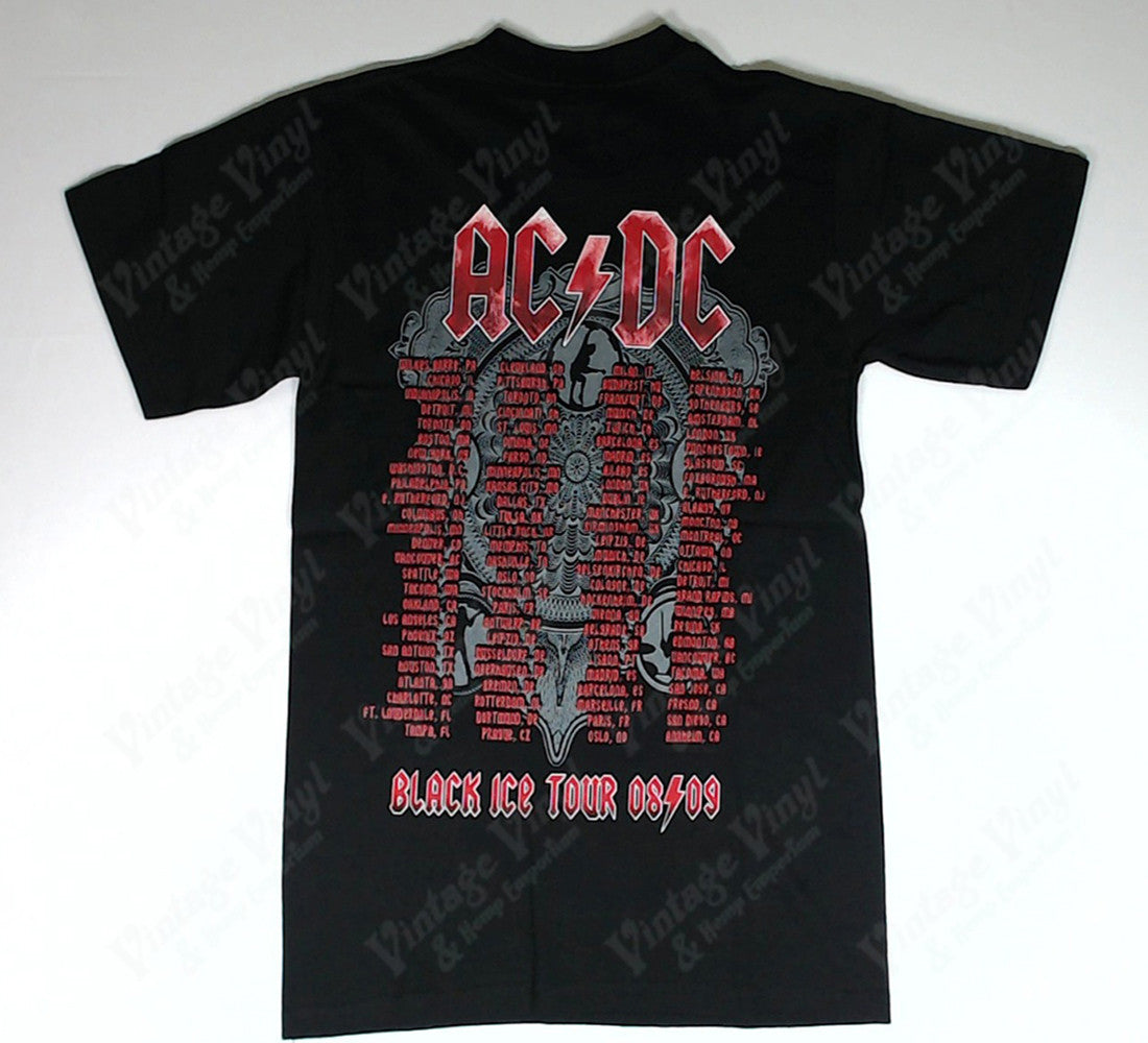 AC/DC - Black Ice Tour Shirt | Vintage Vinyl Regina