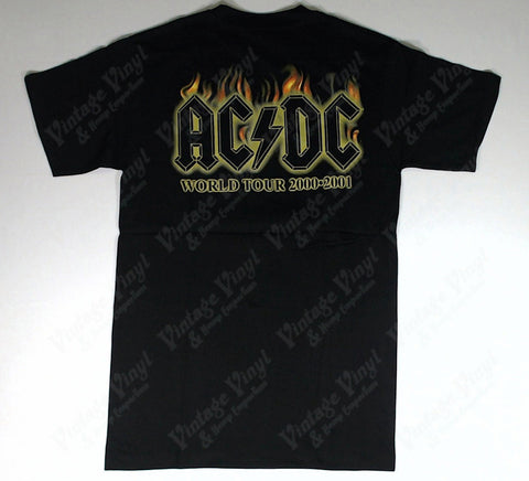 AC/DC - Hell's Bells 2000- 2001 Tour With Back Print Shirt