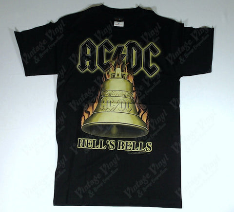 AC/DC - Hell's Bells 2000- 2001 Tour With Back Print Shirt