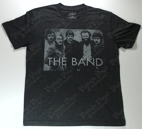 Band, The - Band Shot Large Letters Grey Shirt
