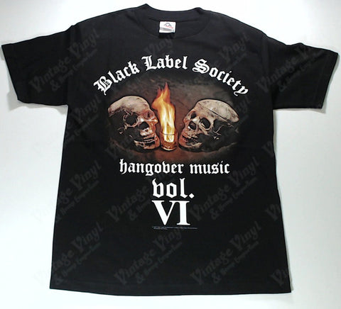Black Label Society - Skulls With Flaming Shot Glass Shirt