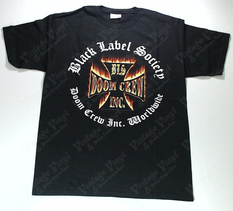 Black Label Society - Flaming Iron Cross (No Back) Shirt