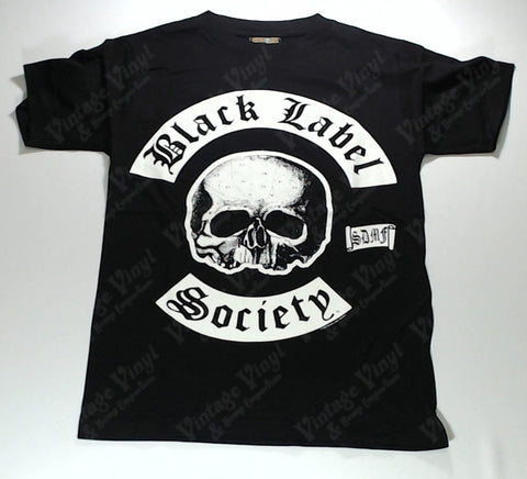 Black Label Society - BLS Skull On Front, BLS on Back Shirt