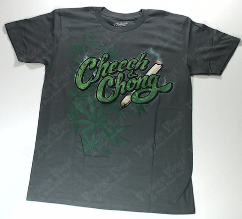 Cheech & Chong - Doobie and Leaves Grey Shirt