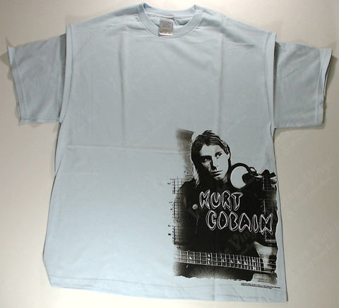 Cobain, Kurt - Playing Bass Blue Shirt