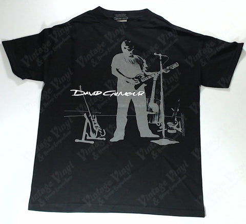Pink Floyd - David Gilmour Standing With Guitars And Mic Shirt