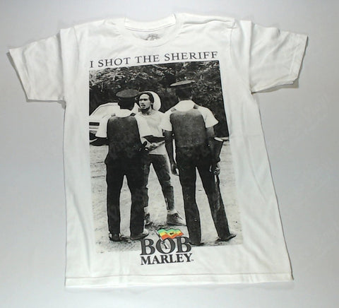 Marley, Bob - I Shot The Sheriff Bob with Cops White Shirt