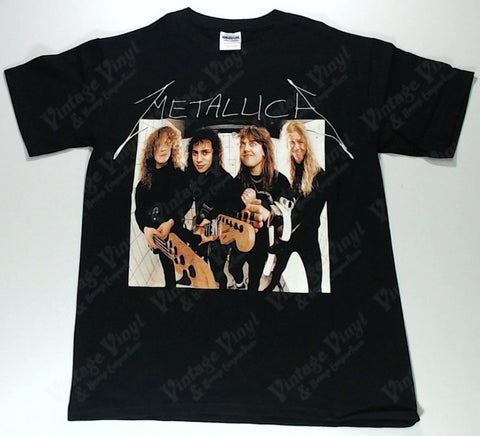 Metallica - Garage Days Band In Black With Guitars Shirt