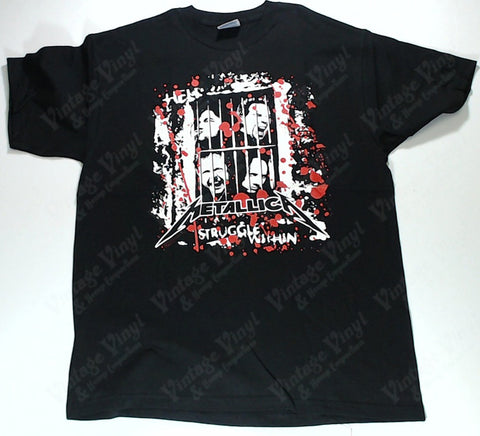 Metallica - Struggle Within Band Behind Bars Shirt