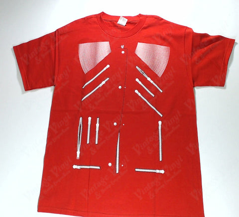 Jackson, Michael - Red Leather Jacket Shirt