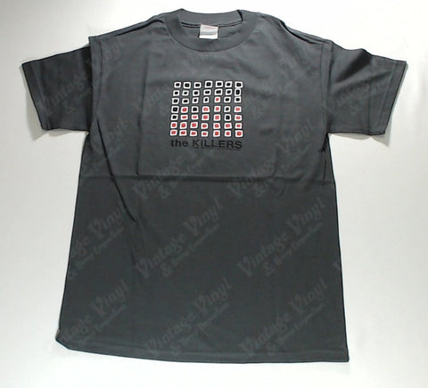 Killers, The - Red And Black Squares Grey Shirt