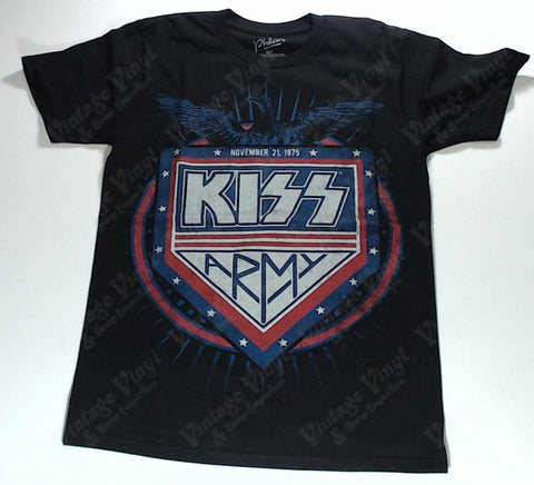 Kiss - Blue And Red Kiss Army Shirt