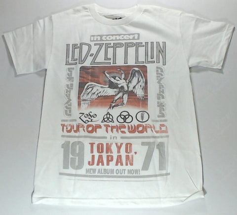 Led Zeppelin - Live In Tokyo 1971 White Shirt