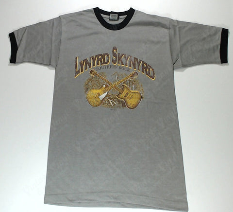 Lynyrd Skynyrd - Yellow Guitars Southern Rock Grey Shirt