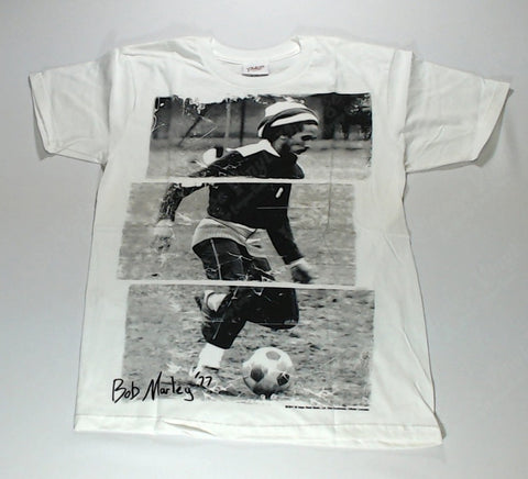 Marley, Bob - Playing Soccer Black and White Shirt