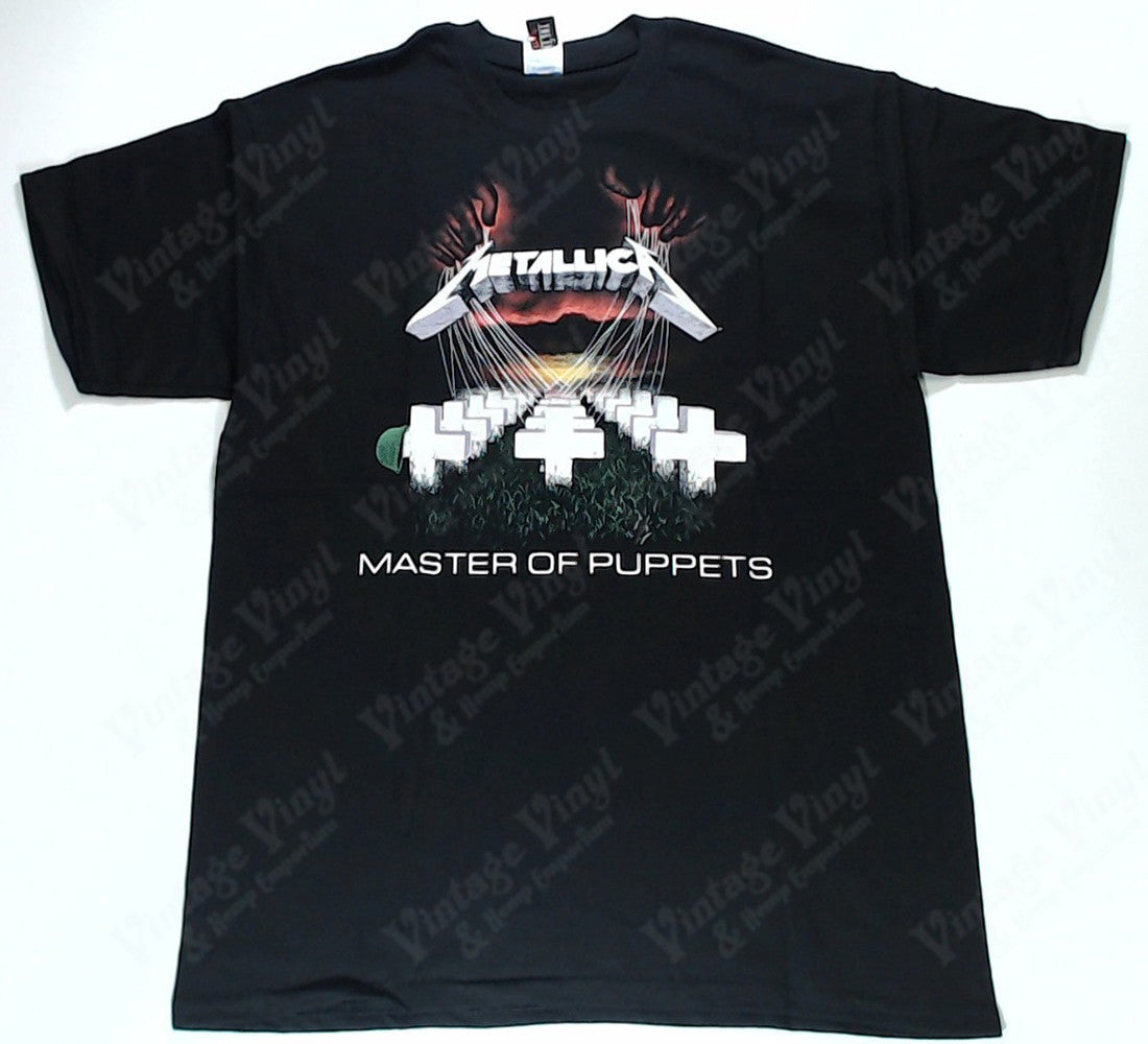 Vintage Metallica Master Of Puppets T-Shirt - Official Unisex Tee In Black, Size XXL