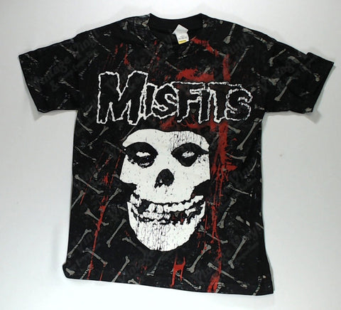 Misfits - Blood Splatter Bones All-Over Print Shirt