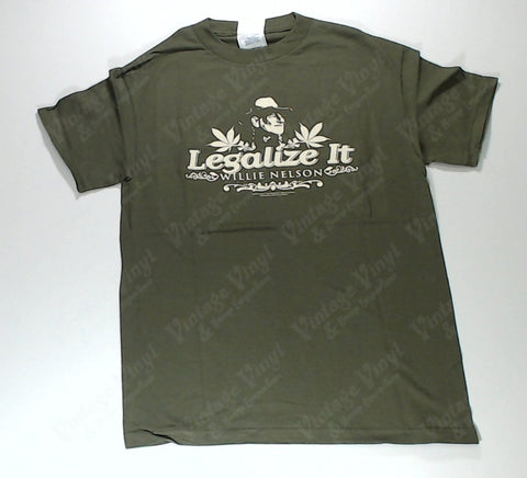 Nelson, Willie - Legalize It Green Shirt