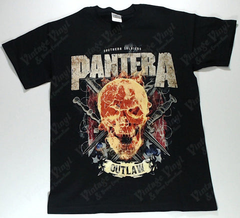 Pantera - Outlaw Flame Skull Shirt