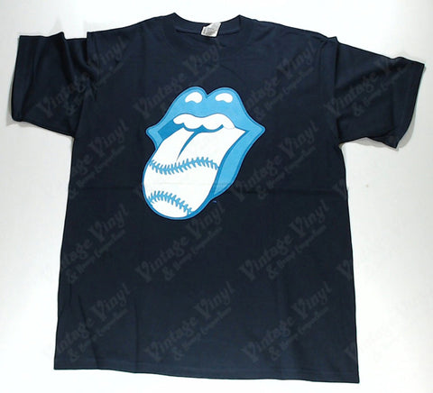 Rolling Stones, The - Blue Baseball Lips Shirt