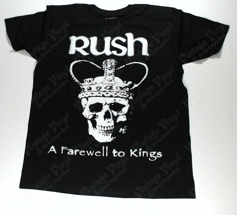Rush - A Farewell To Kings Crowned Skull Shirt